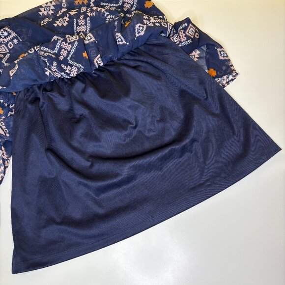 Fire Los Angeles Women Spaghetti Strap Maxi‎ Dress Sz Medium Aztec Southwestern - Picture 10 of 16